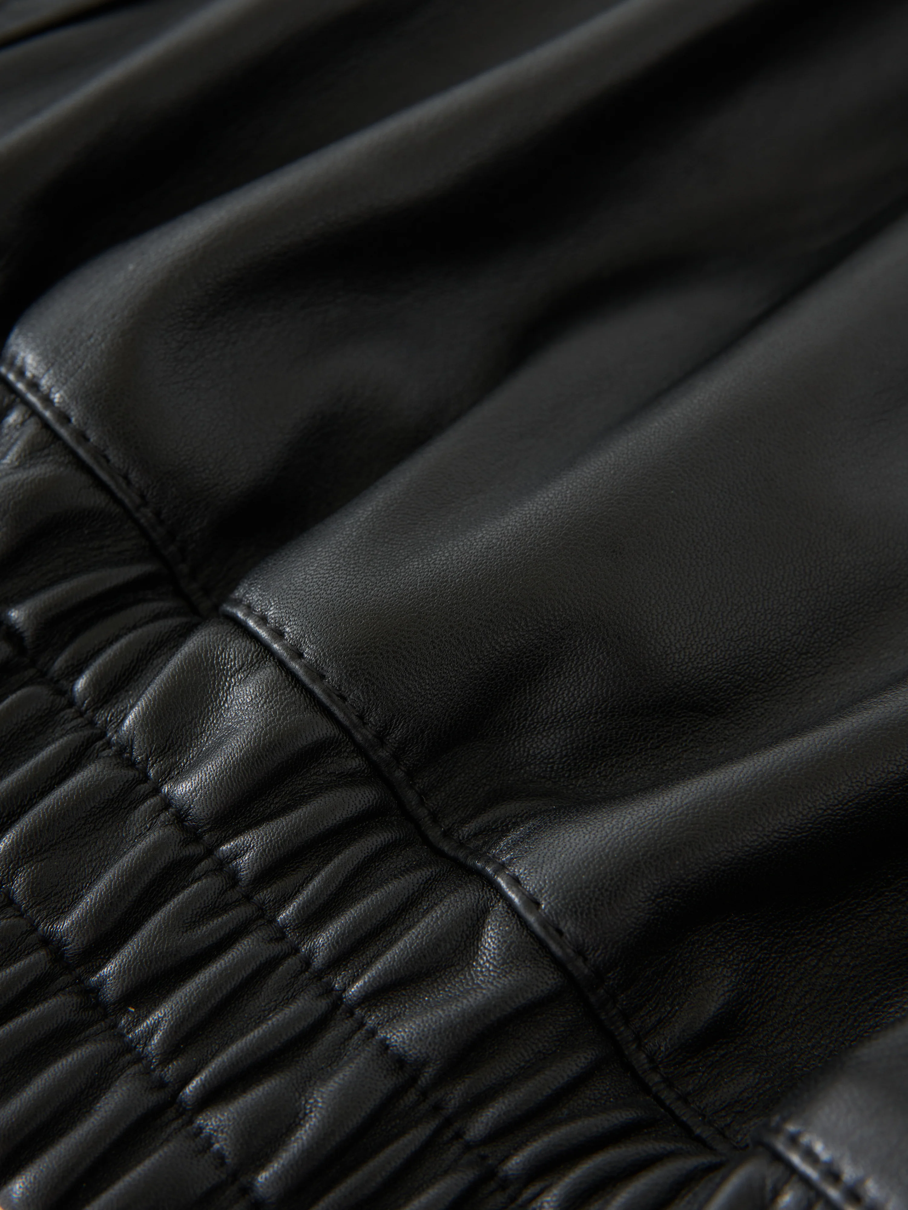 Piston Leather Jacket in Black - Image 12