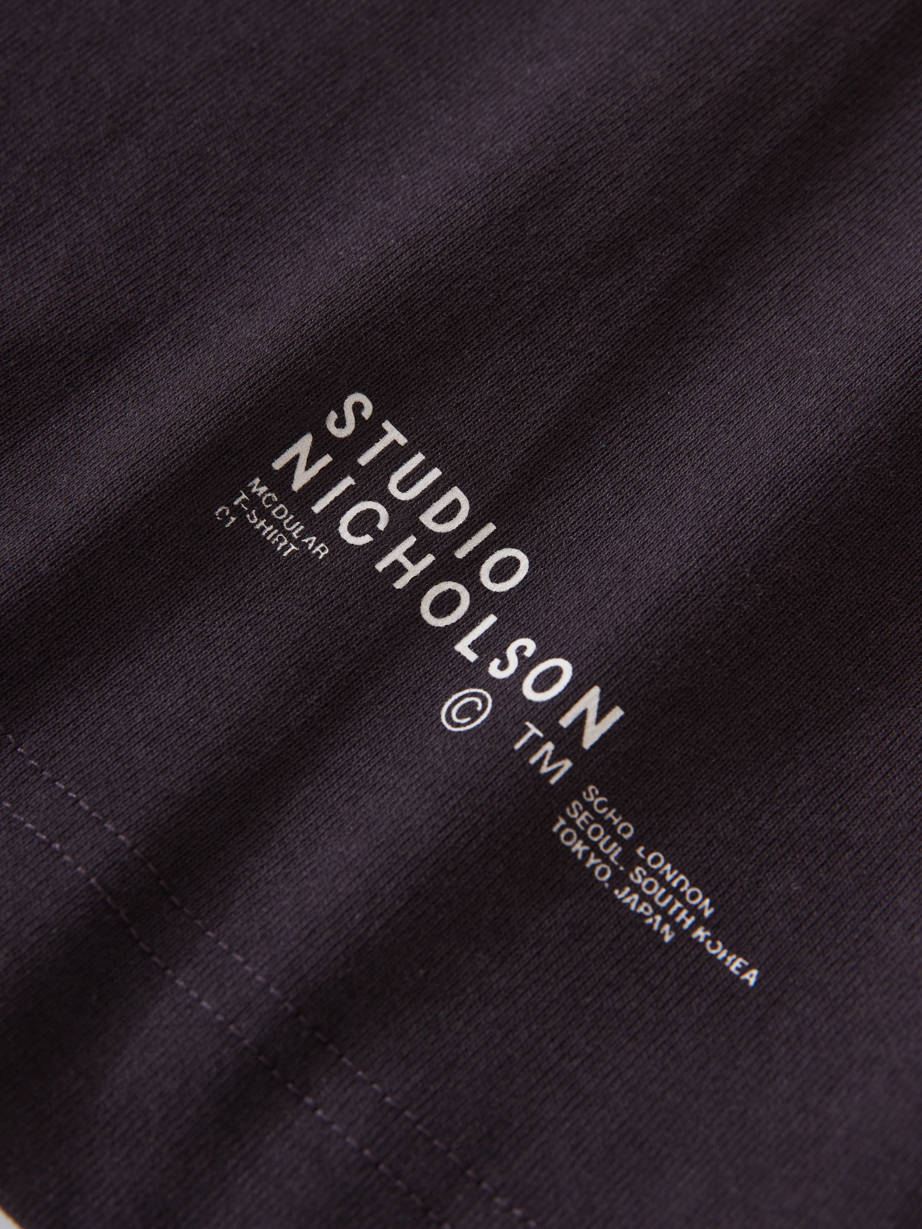 Platt T-Shirt in Black Grape - Image 8
