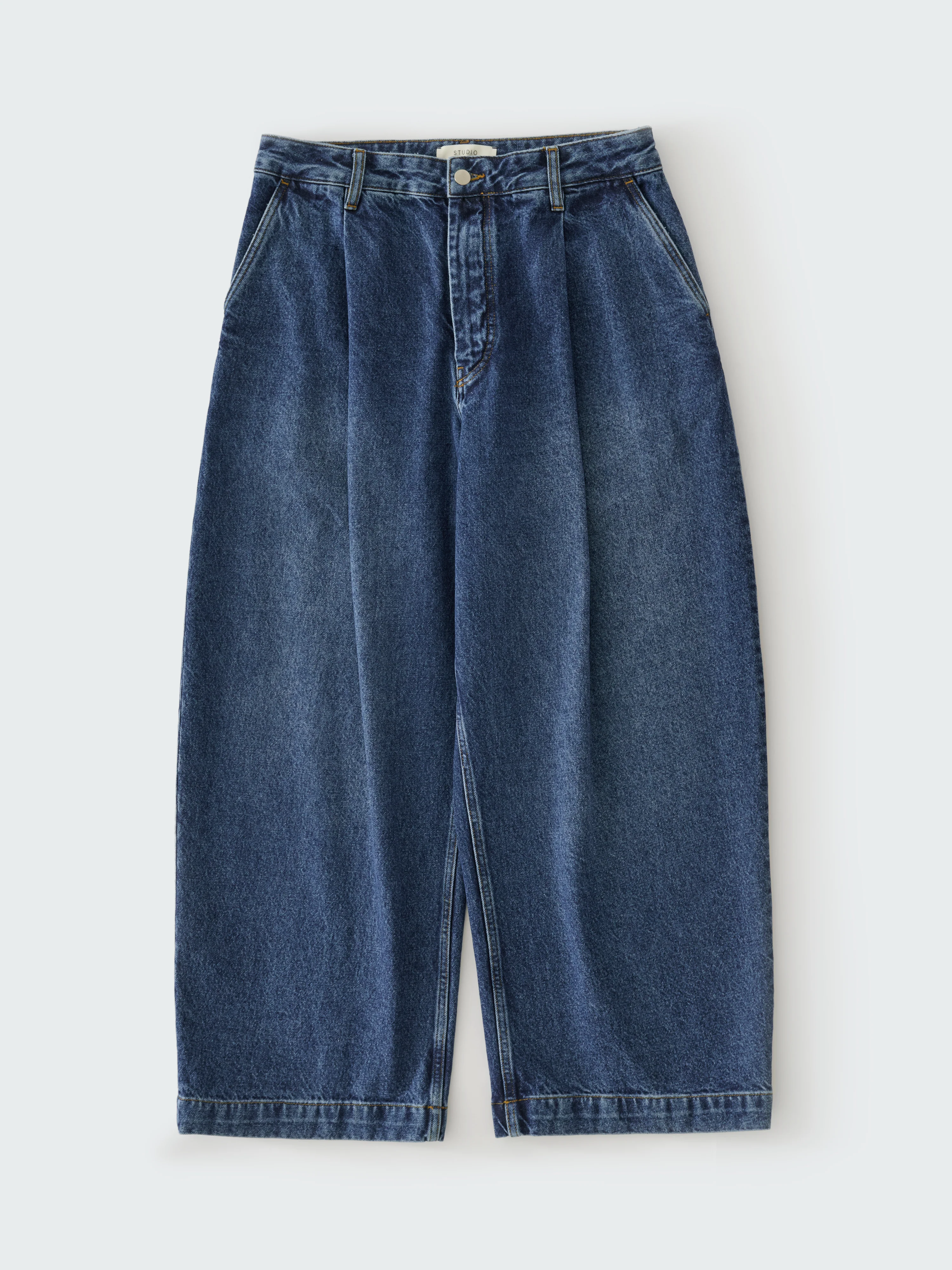 Puch Denim Pant in Worn Wash Indigo - Image 8