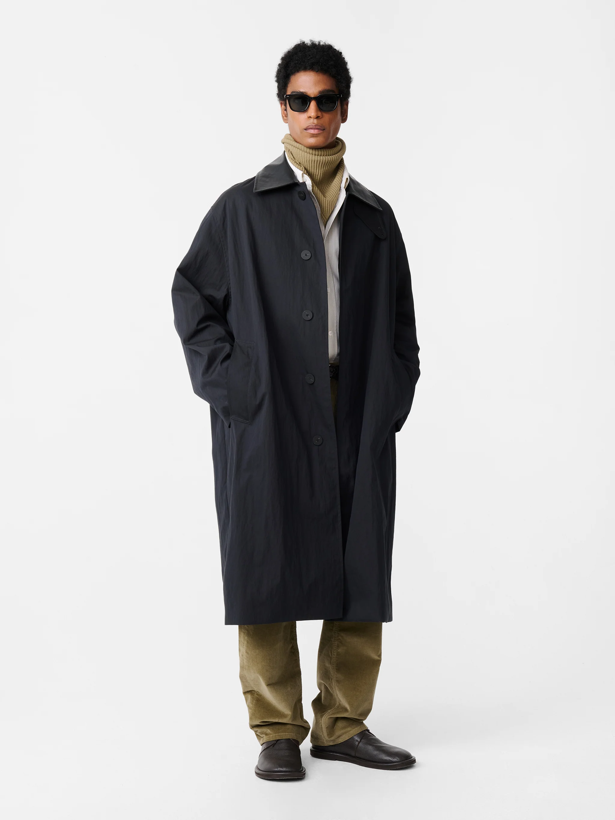 Revere Coat in Washed Black - Image 3