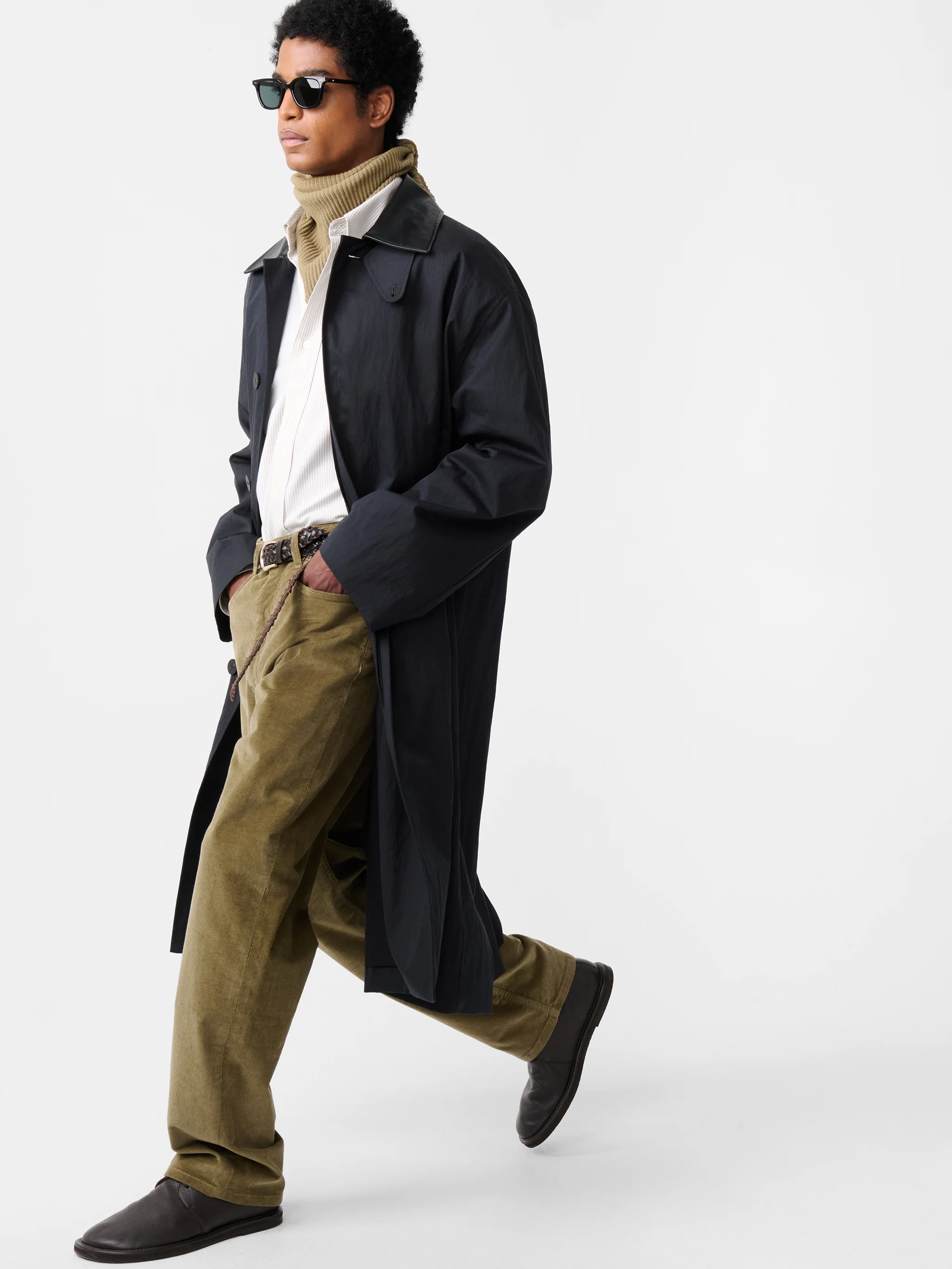 Revere Coat in Washed Black - Image 5