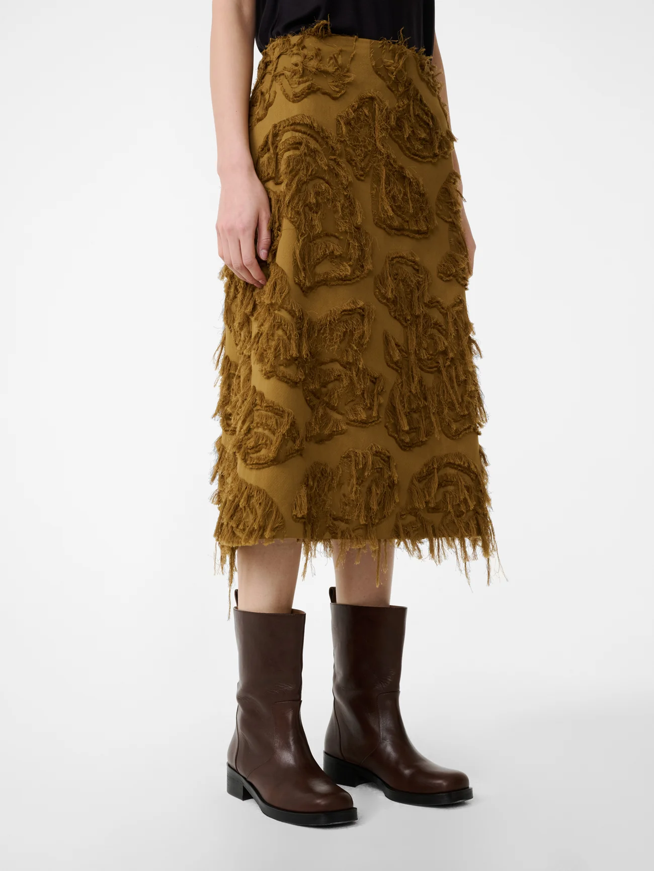Roeper Skirt in Mustard - Image 5