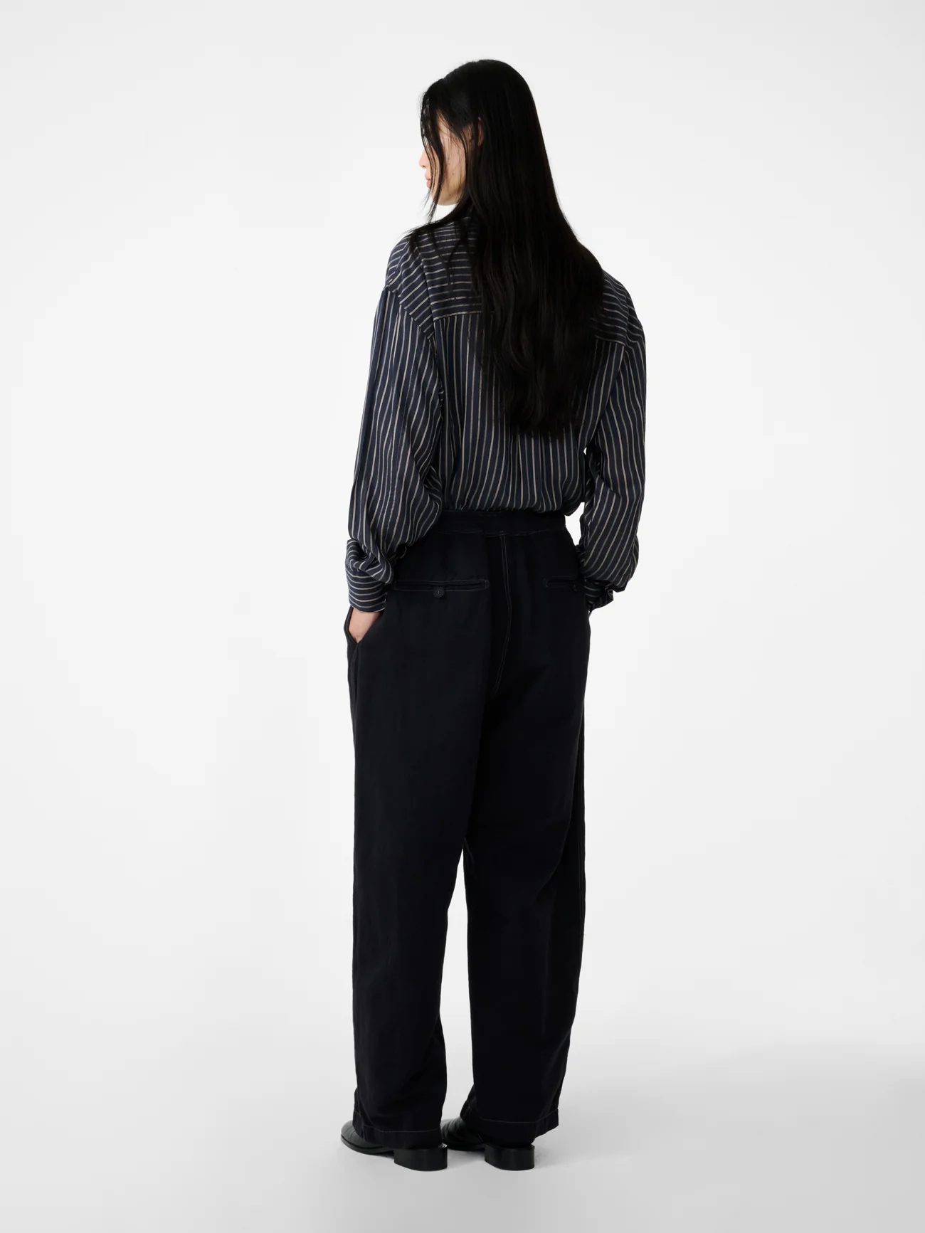 Rouen Shirt in Indigo Stripe - Image 3