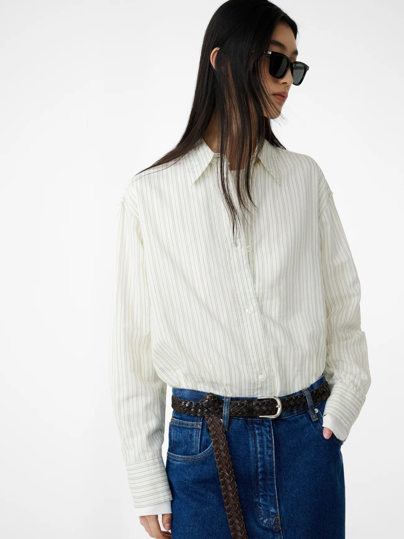 Rouen Shirt in Parchment Stripe - Image 6