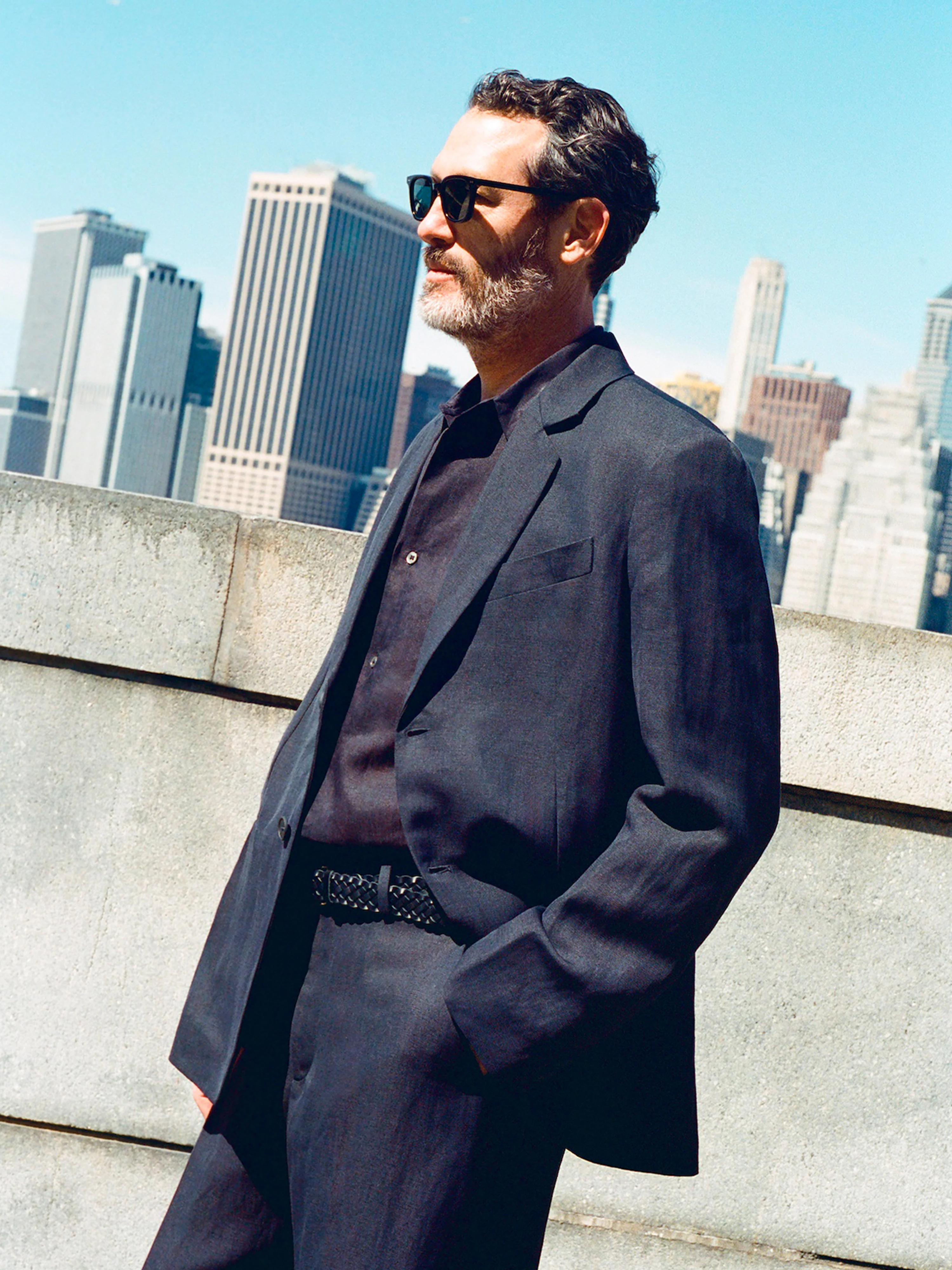 Roversi Jacket in Darkest Navy - Image 3
