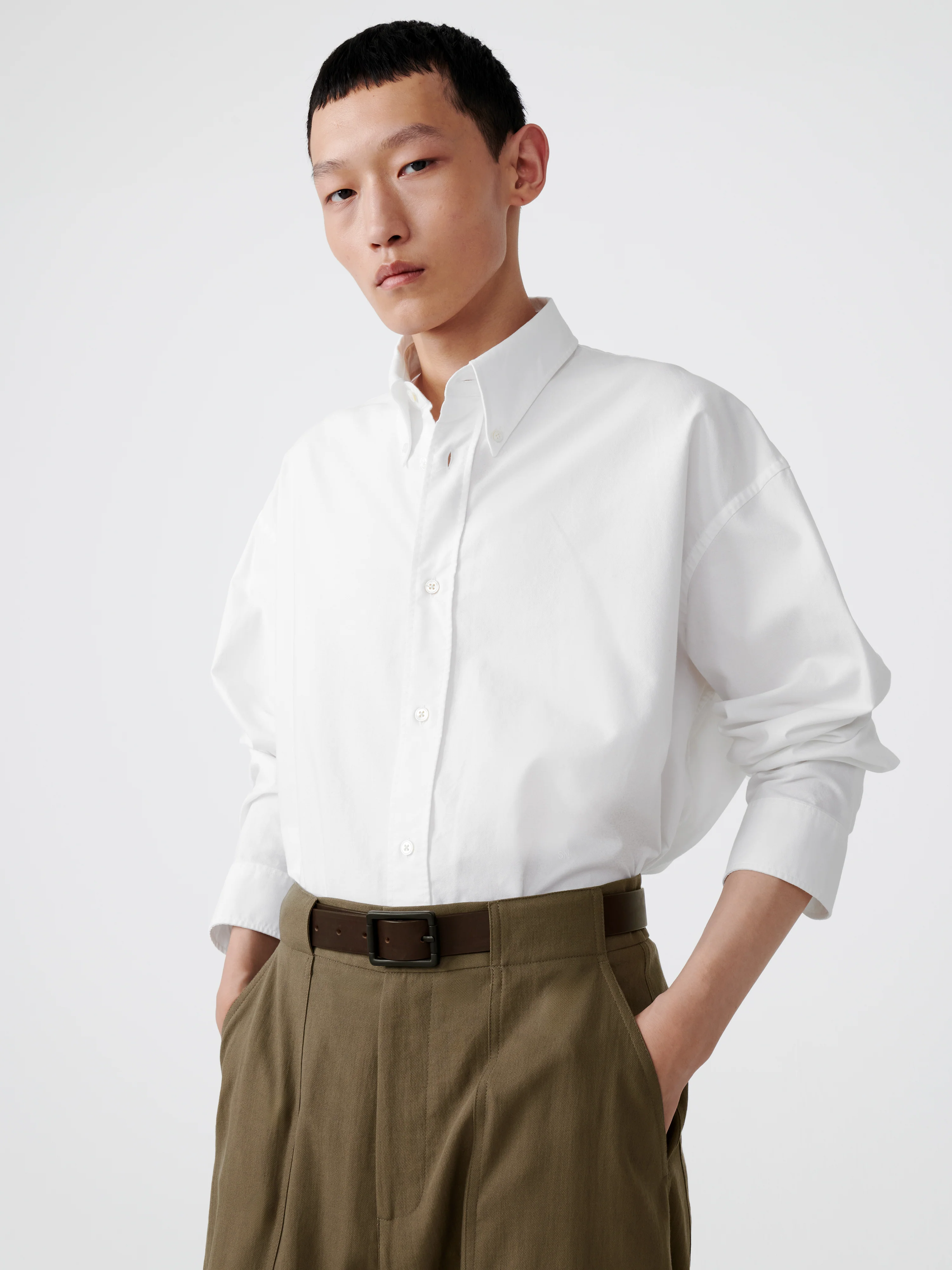 Ruskin Shirt in White - Image 5
