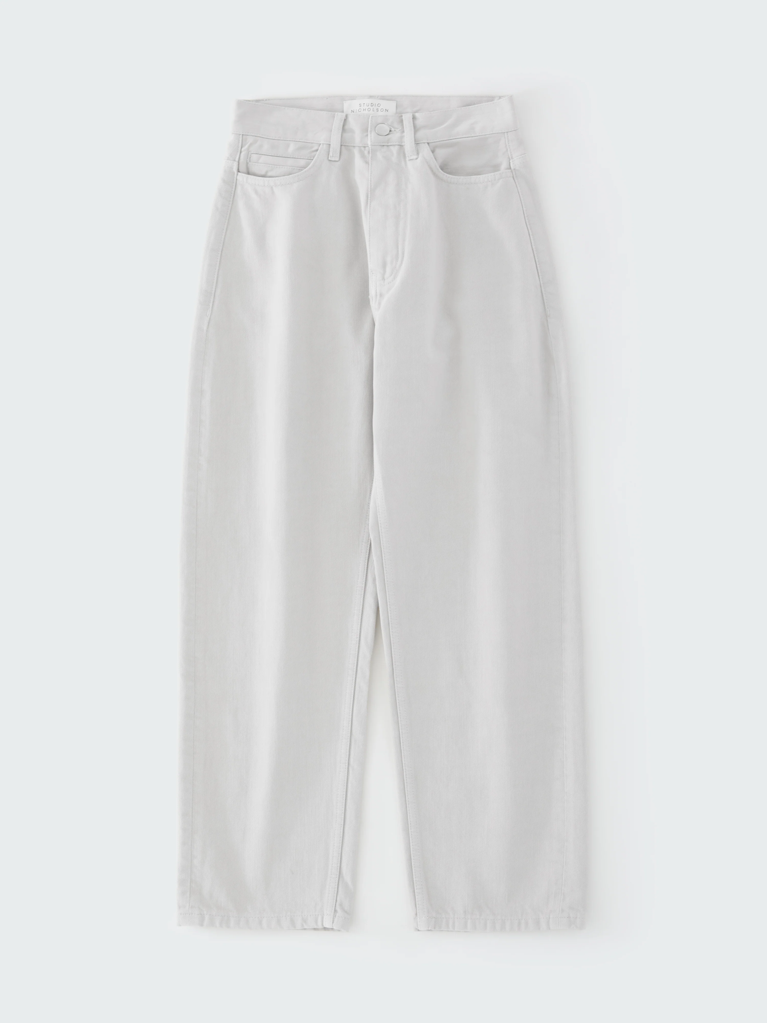Ruthe Denim Pant in Bone Grey - Image 7