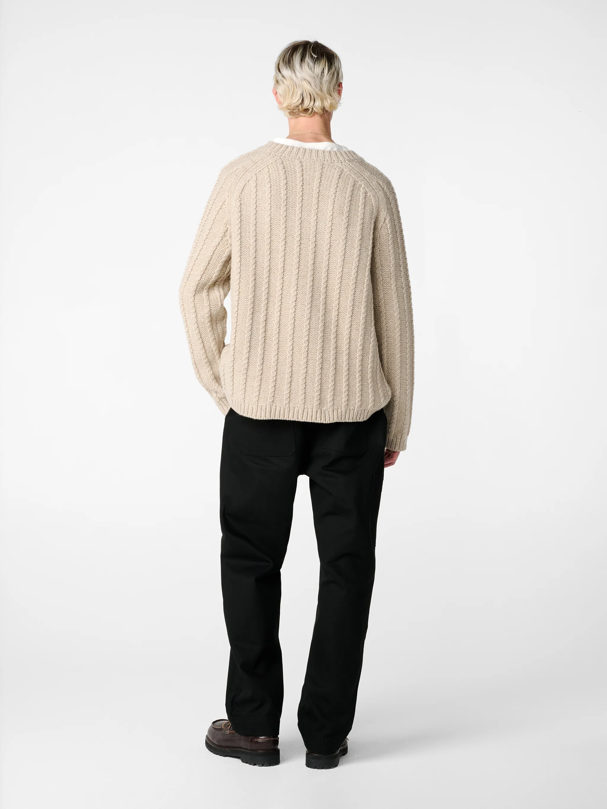 Sussex Knit in Oatmeal - Image 4