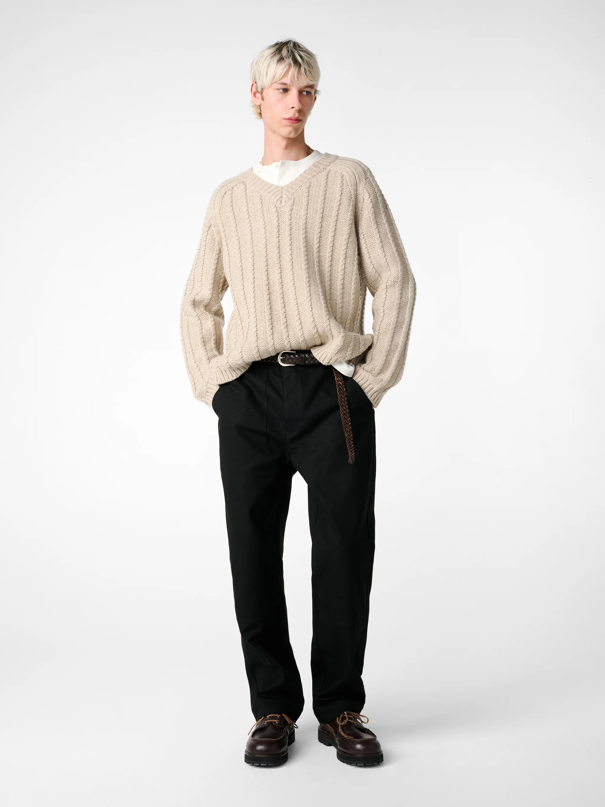 Sussex Knit in Oatmeal - Image 6
