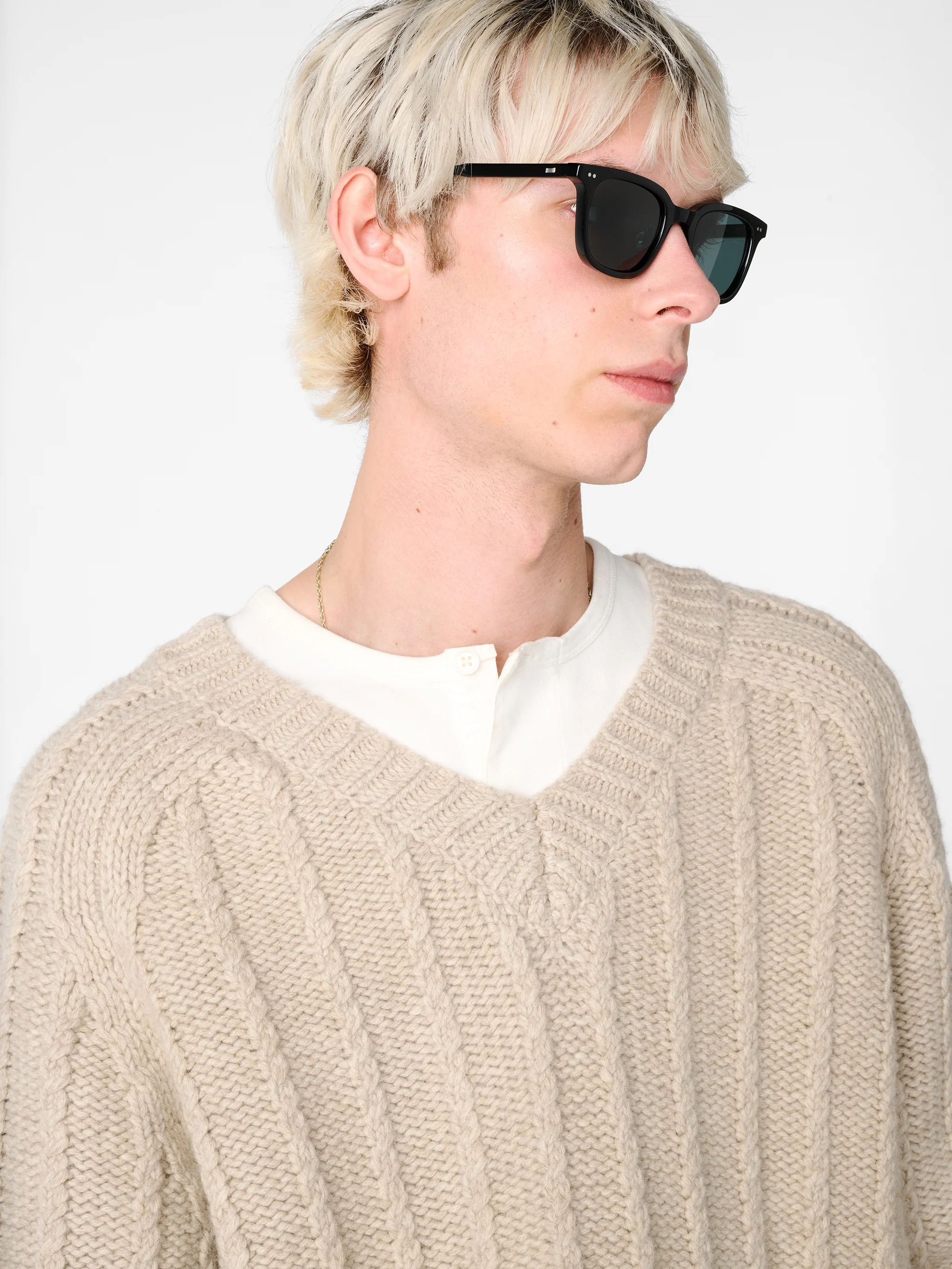 Sussex Knit in Oatmeal - Image 8