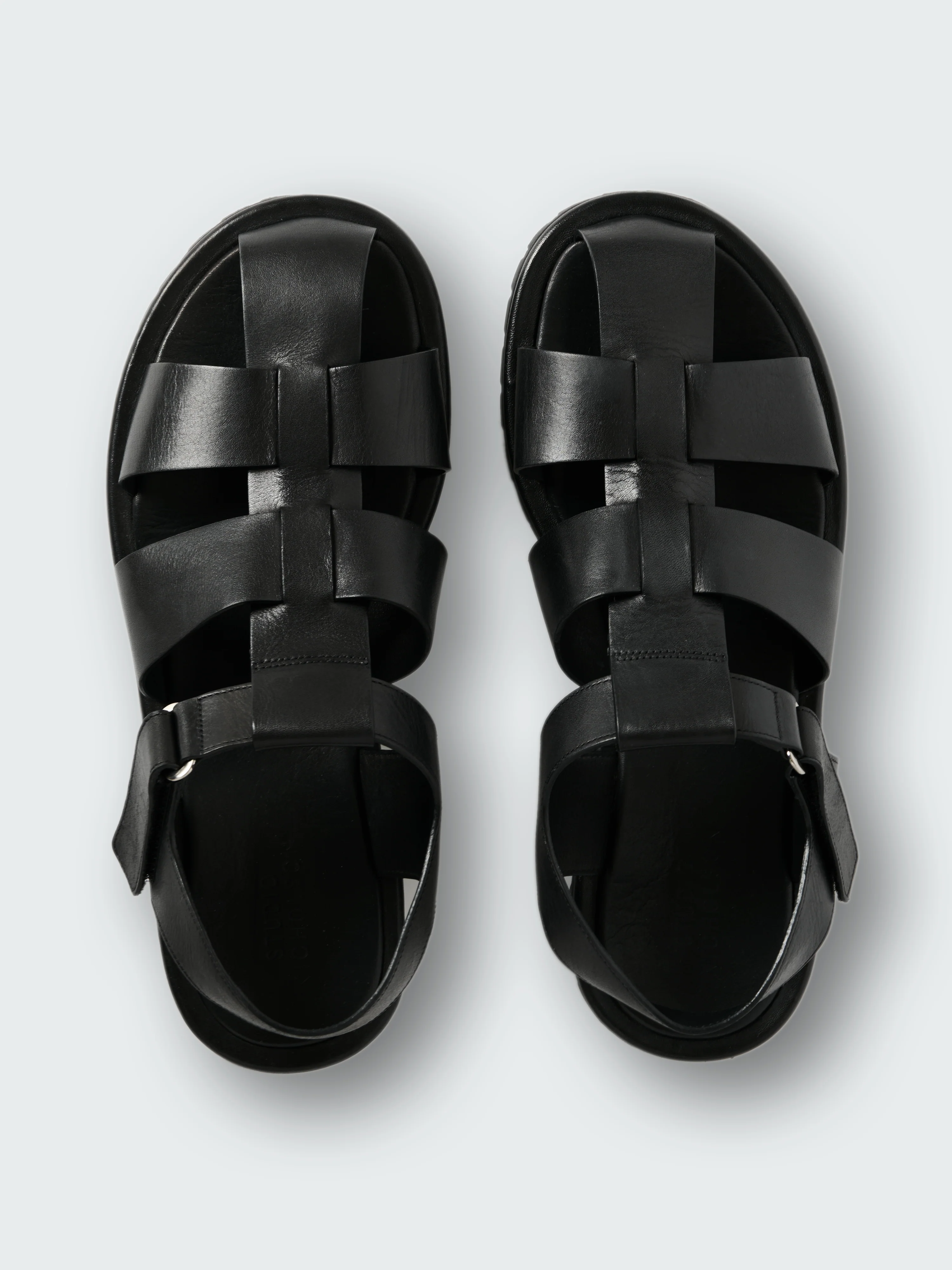 Women's Sandom Leather Sandal in Black - Image 6