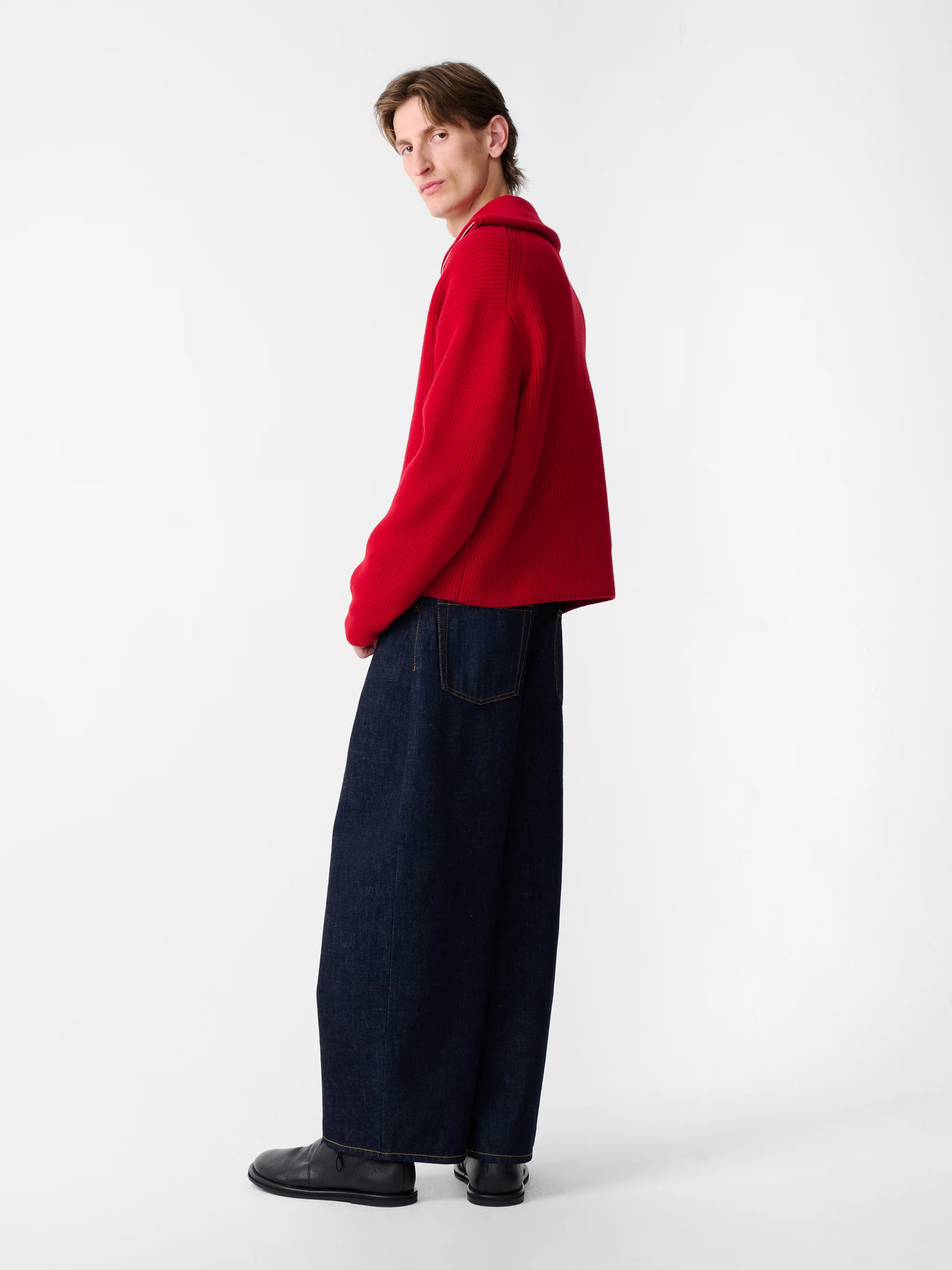 Sandos Knit in Crimson - Image 3