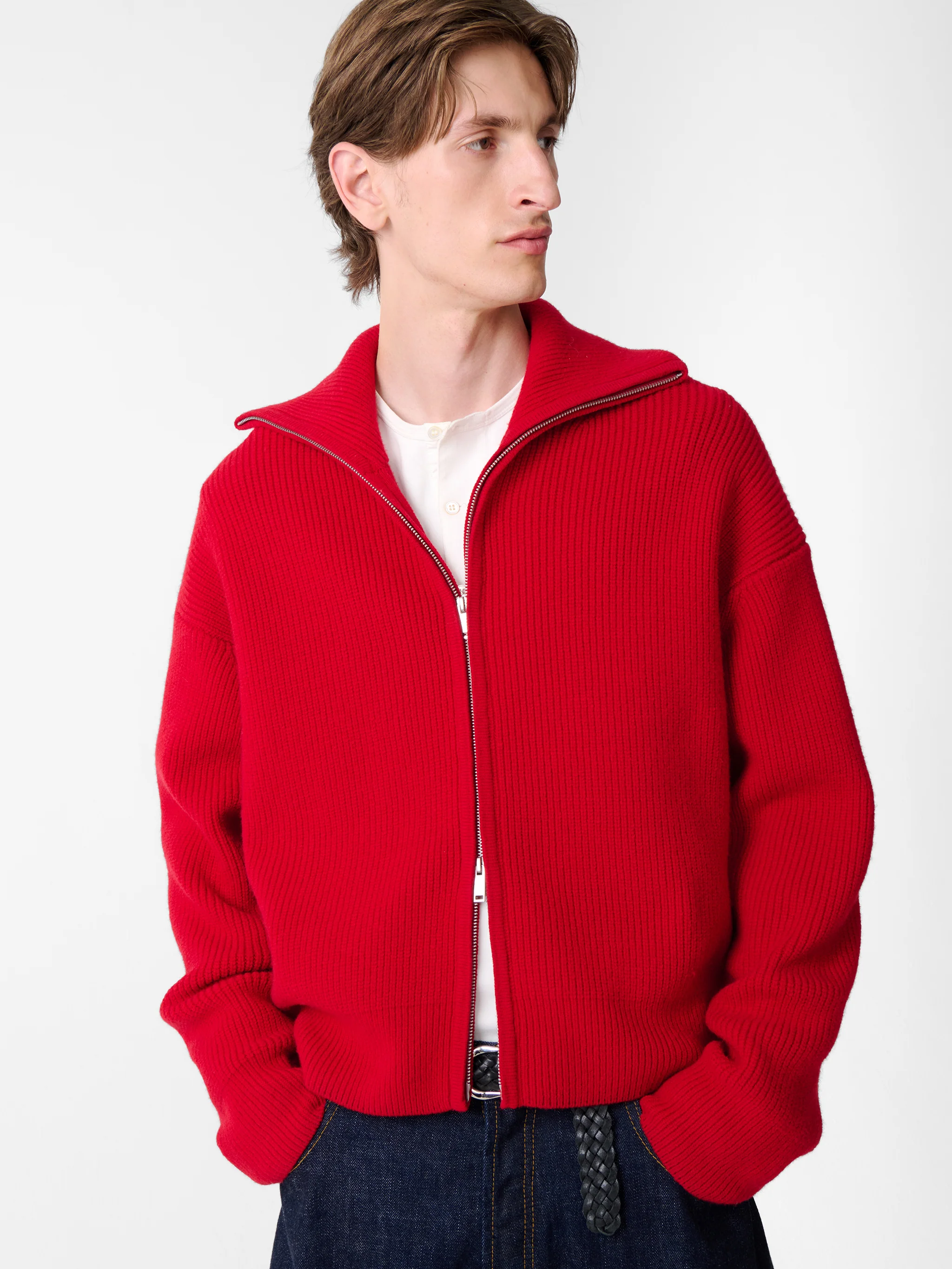 Sandos Knit in Crimson - Image 5