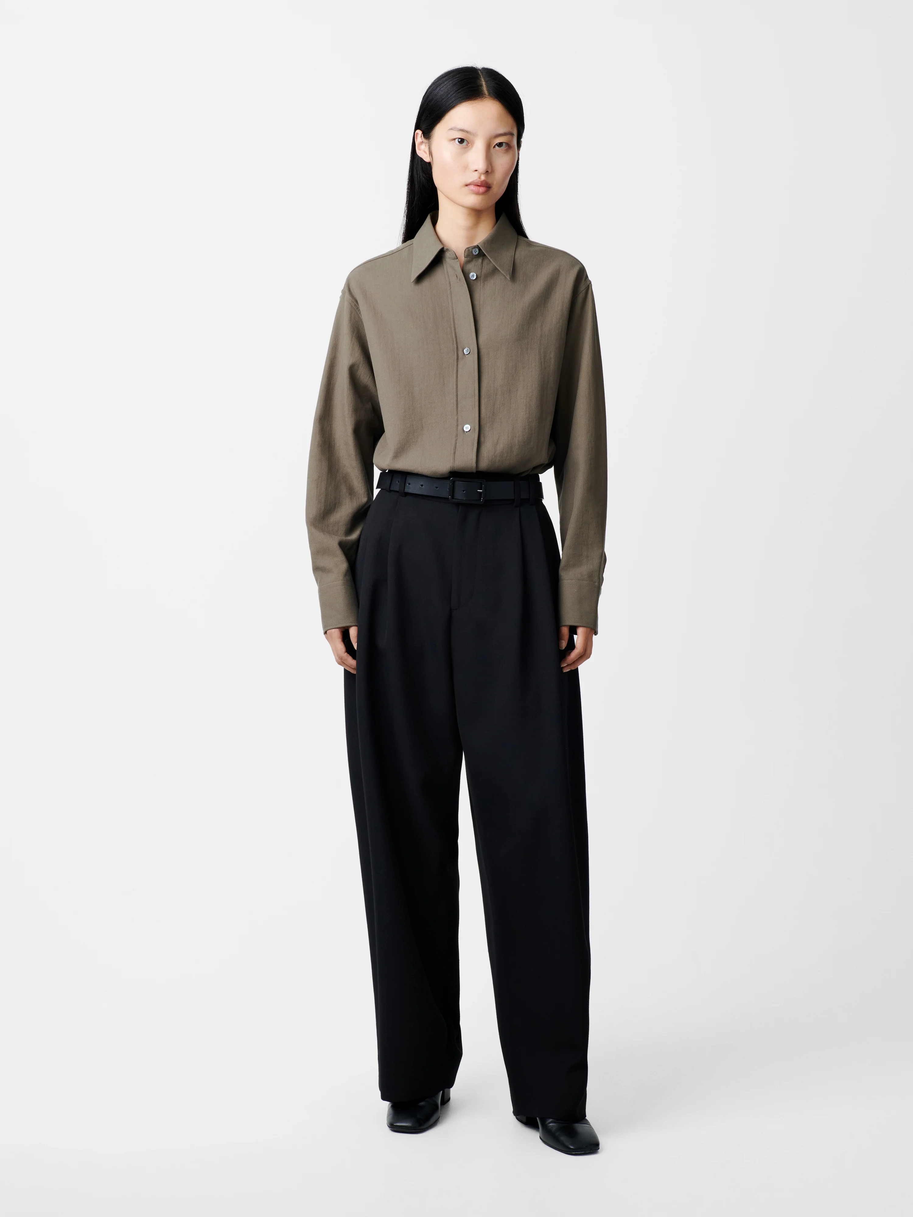 Santos Shirt in Fossil - Image 2