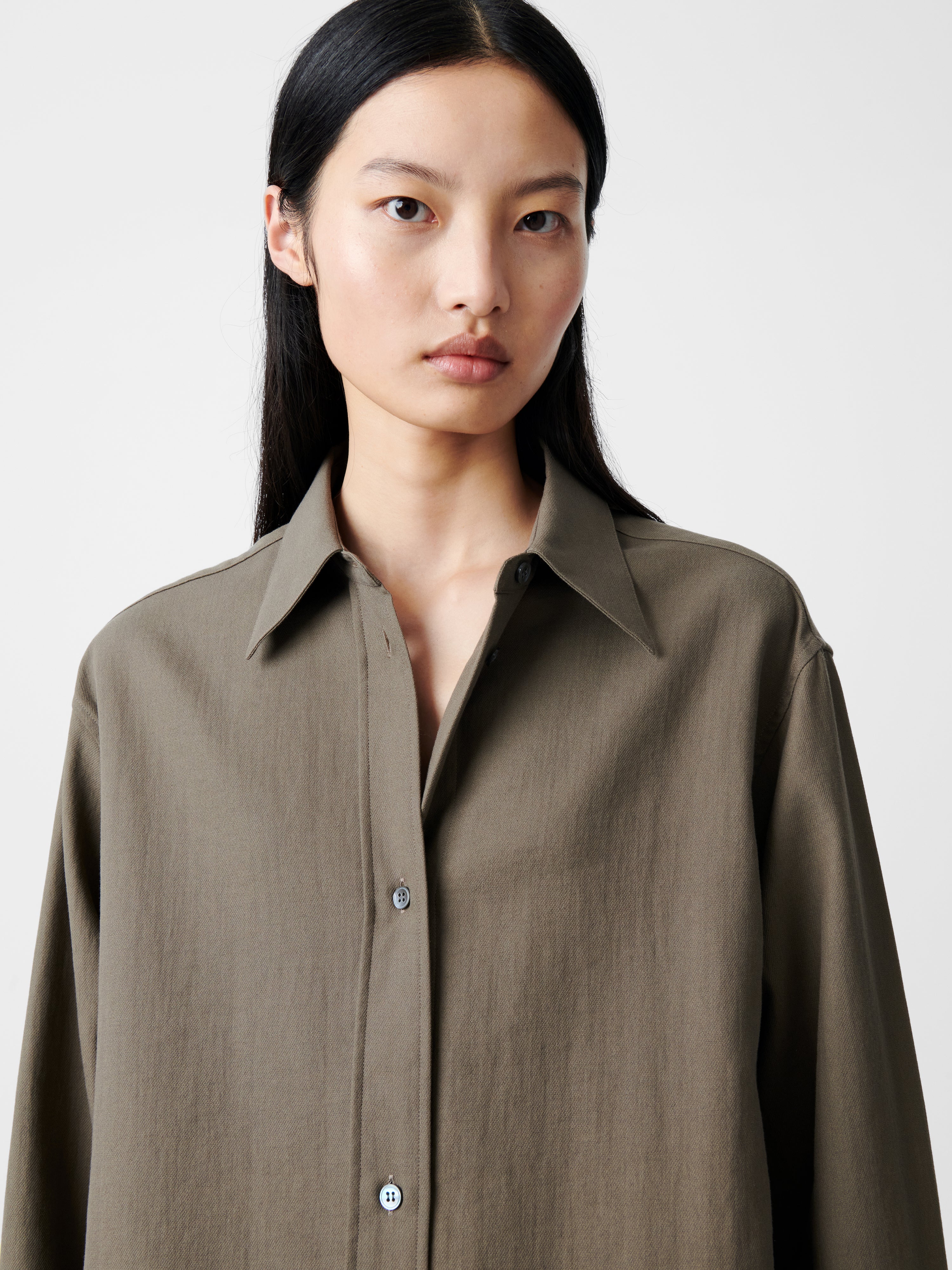 Santos Shirt in Fossil - Image 3