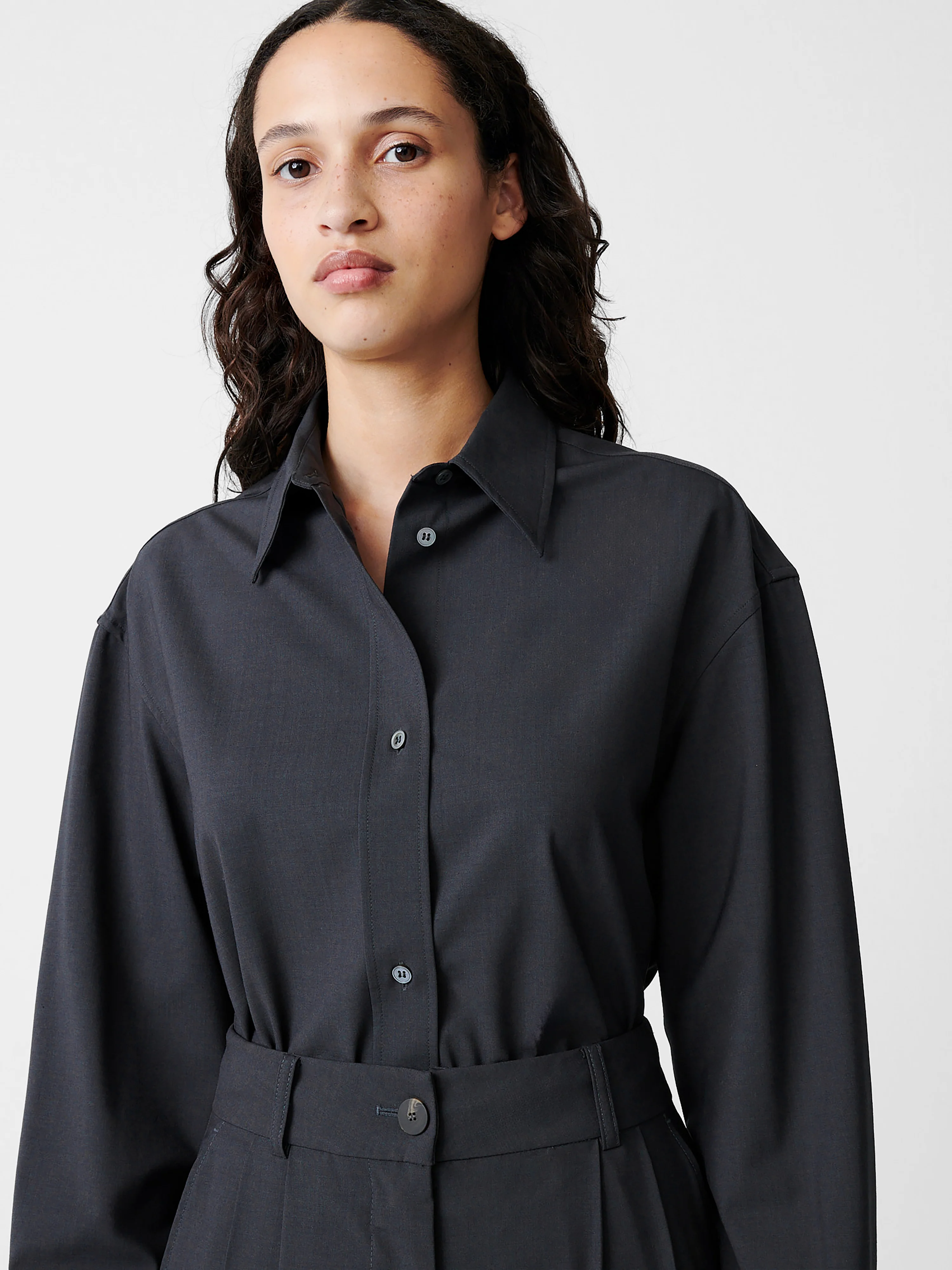 Santos Shirt in Seal Blue - Image 3
