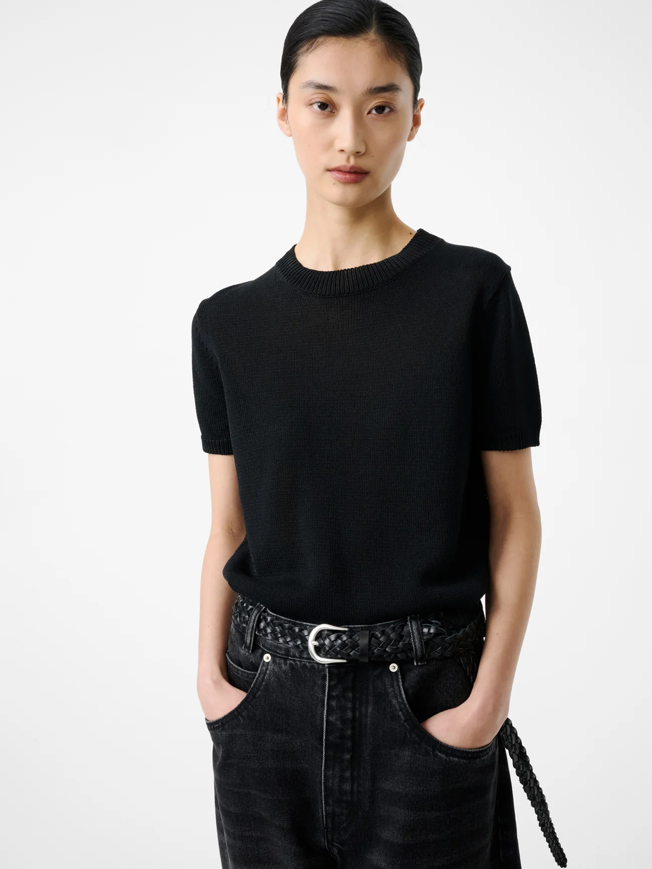 Seren Knit in Black - Image 2