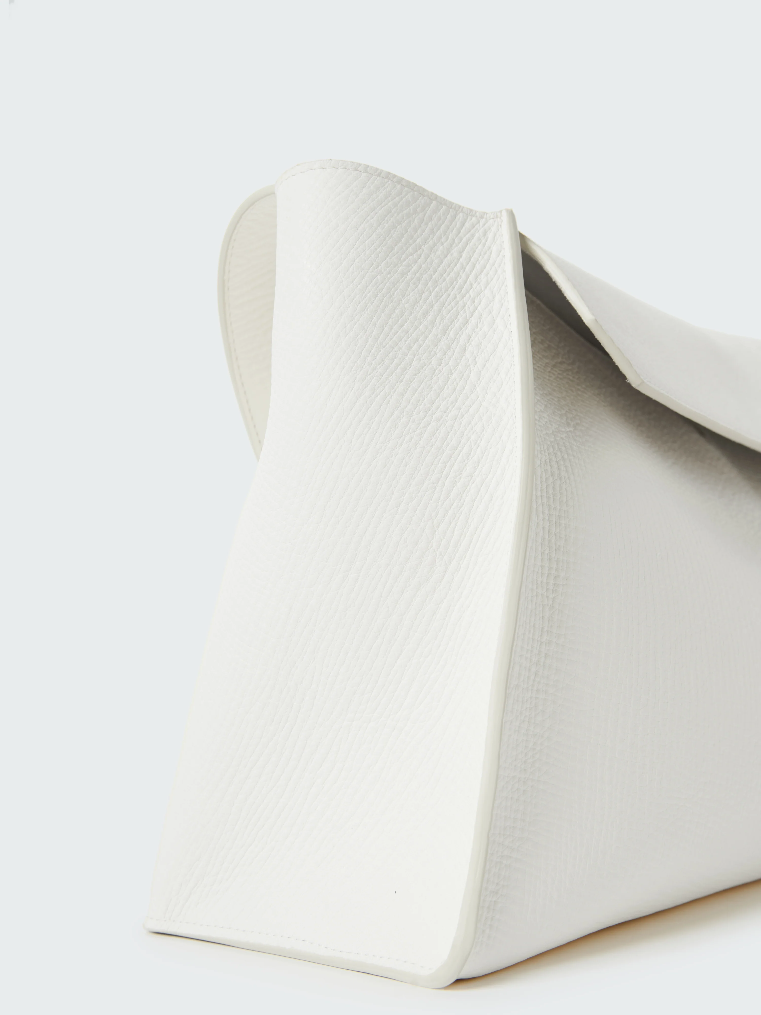 Shiboru Leather Bag in Parchment - Image 7