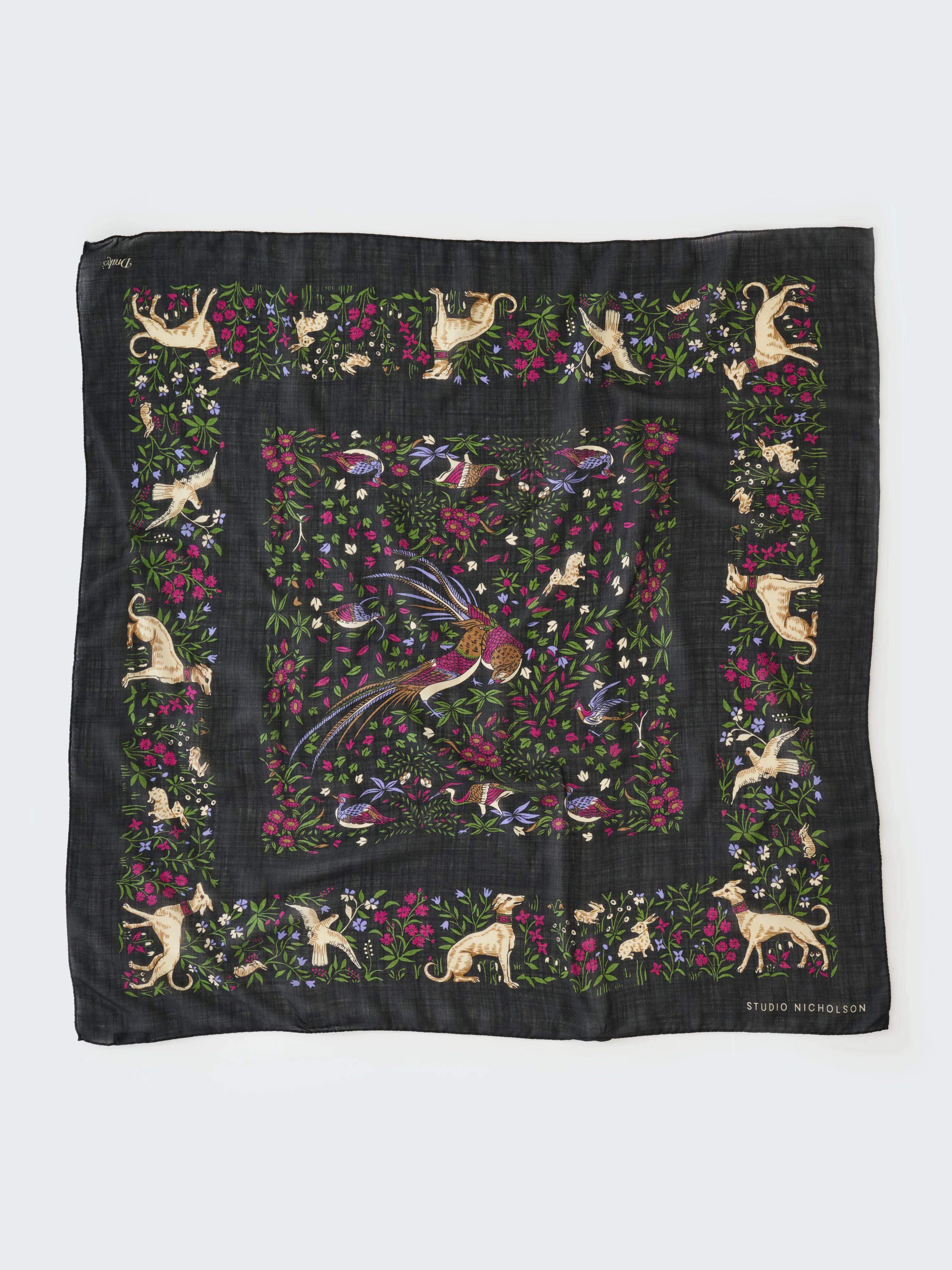 SN x Drake's Scarf in Darkest Navy