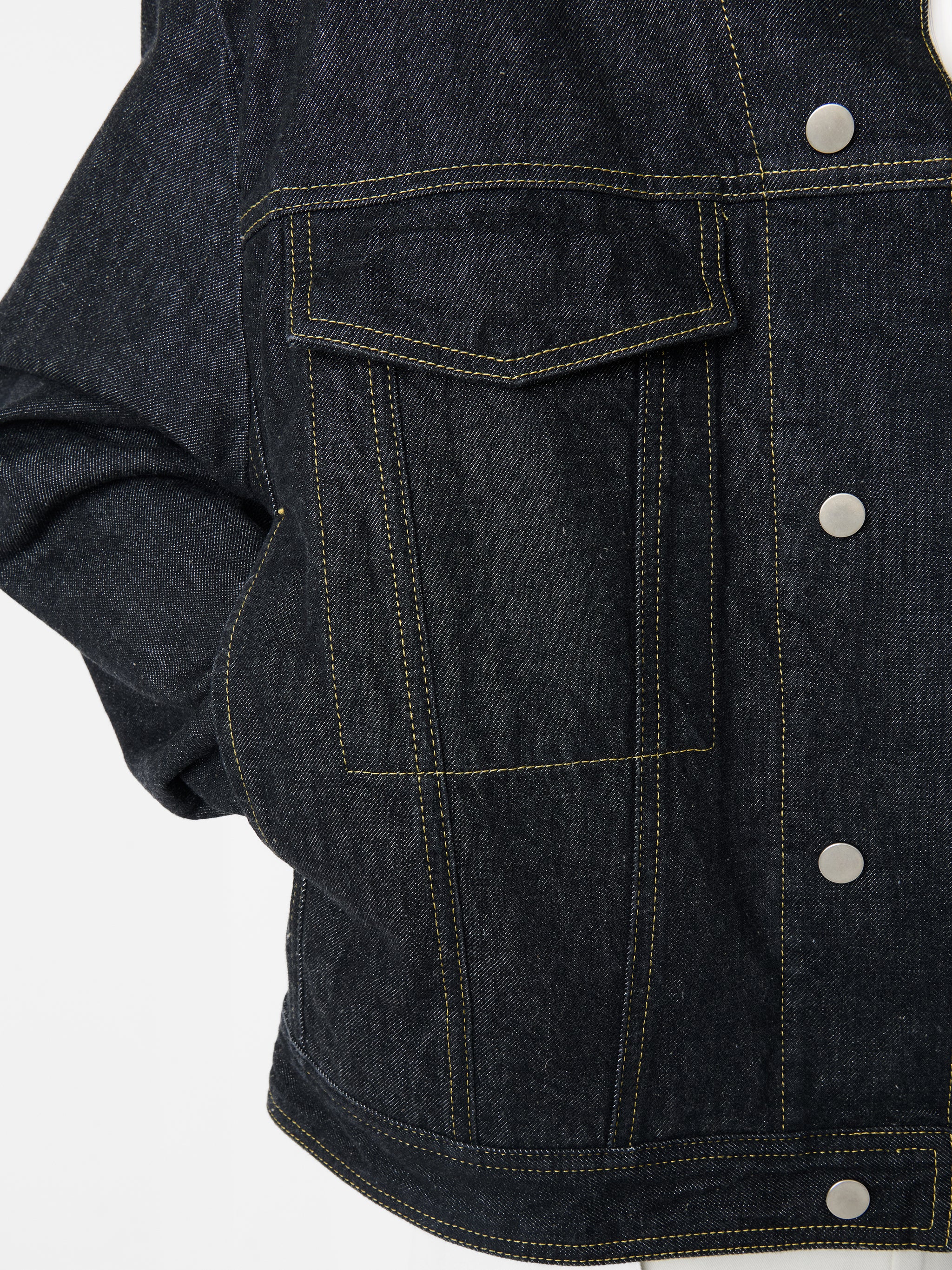 Stein Italian Denim Jacket in Black - Image 6