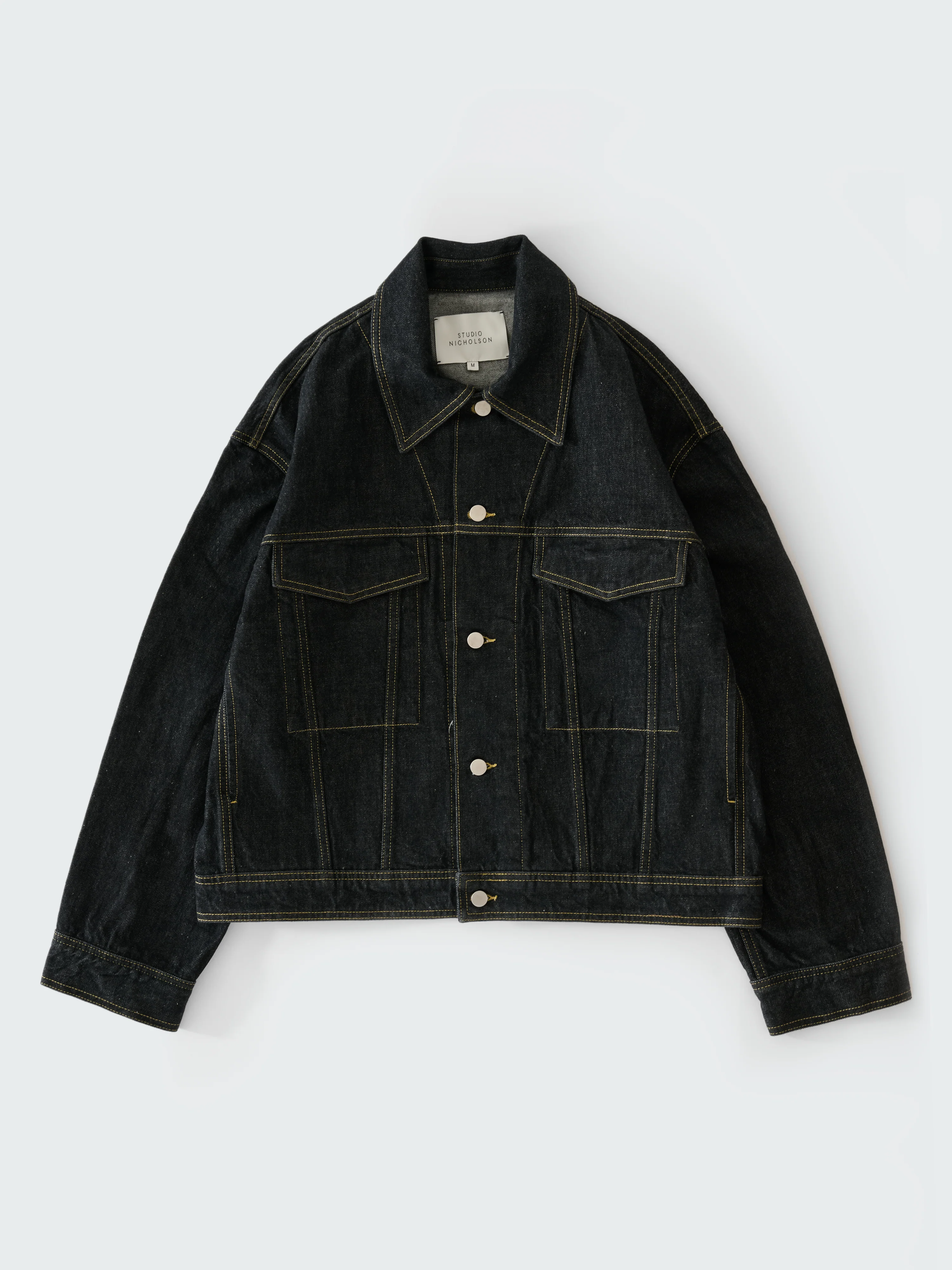 Stein Italian Denim Jacket in Black - Image 7