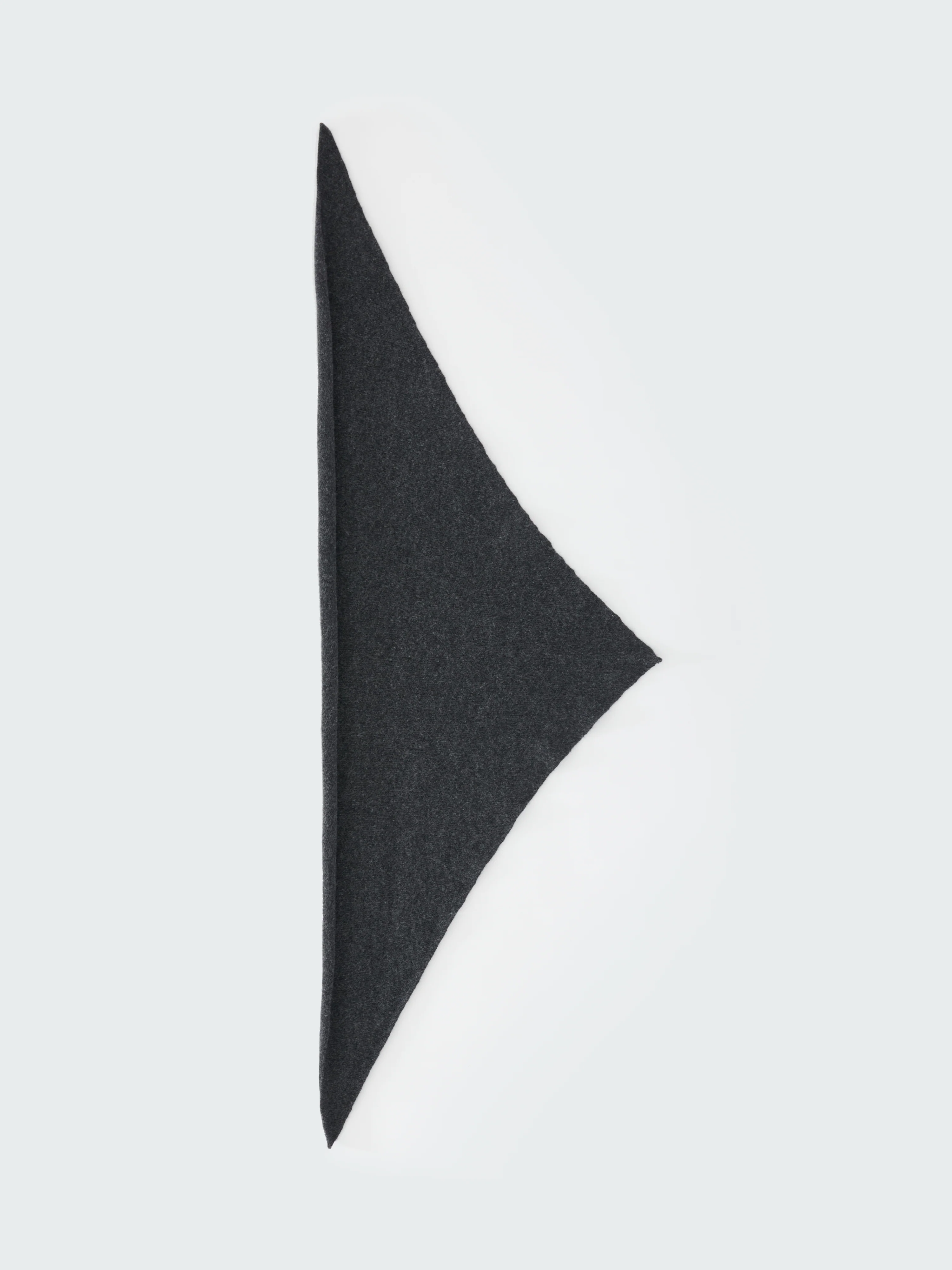Trigon Scarf in Charcoal Marl - Image 3