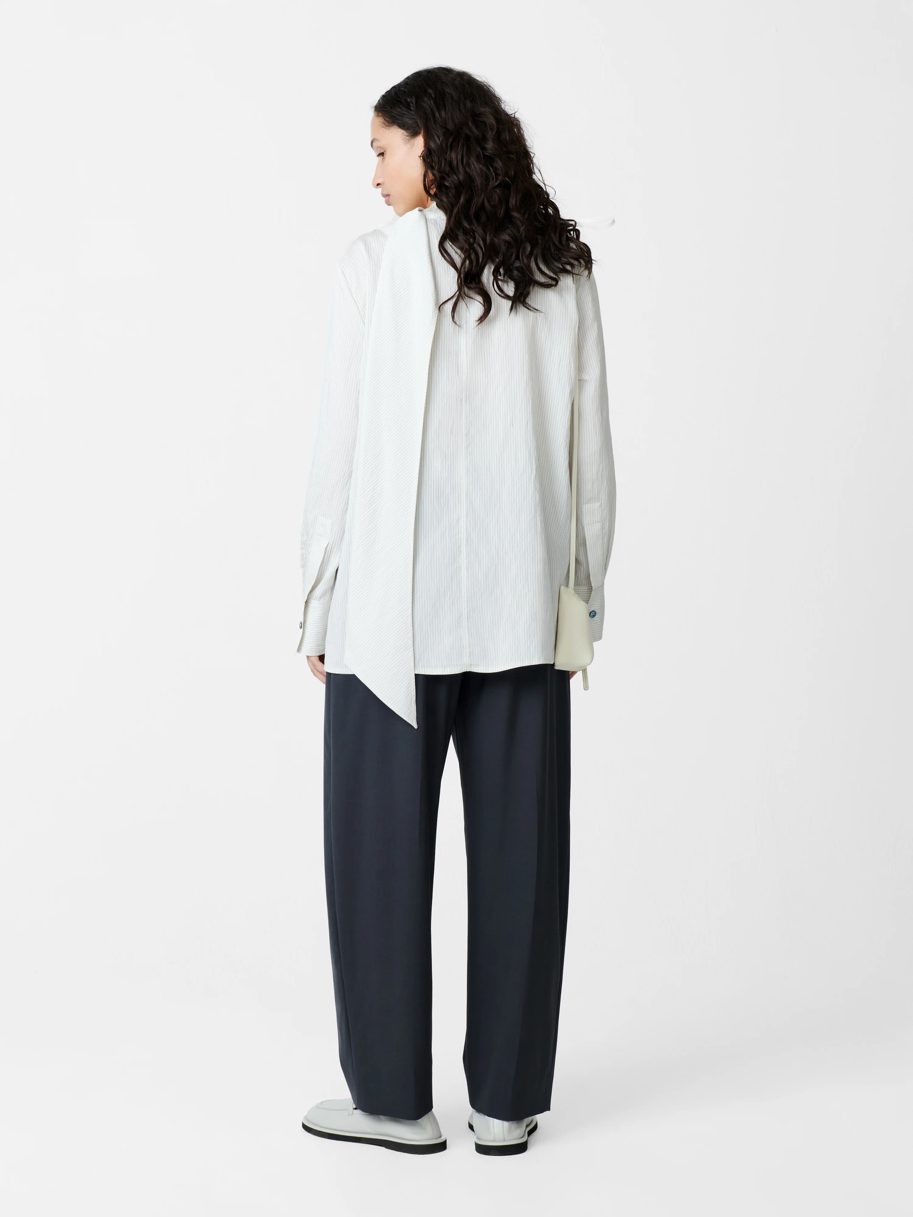 Utah Top in Black / White Stripe - Image 6