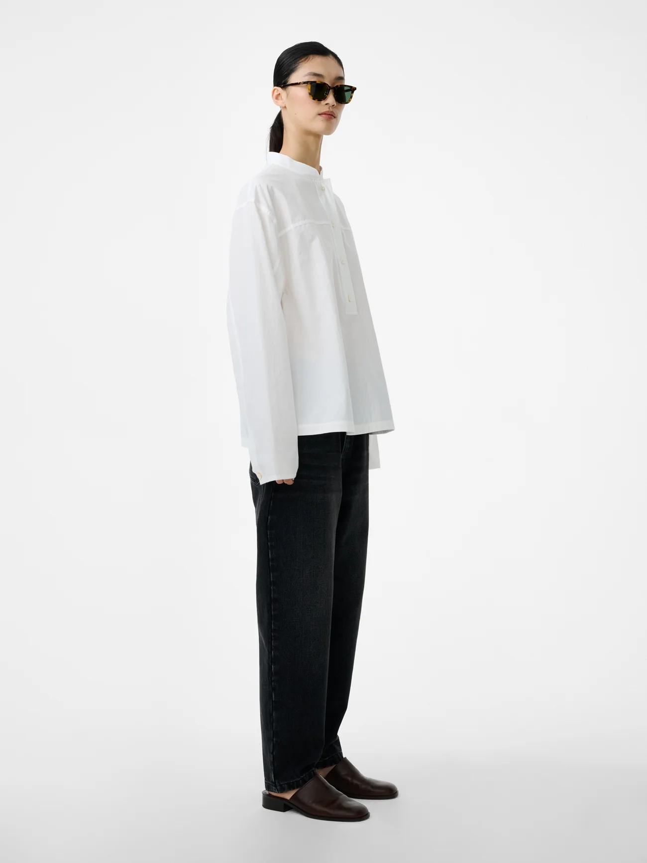 Vega Shirt in Optic White - Image 5