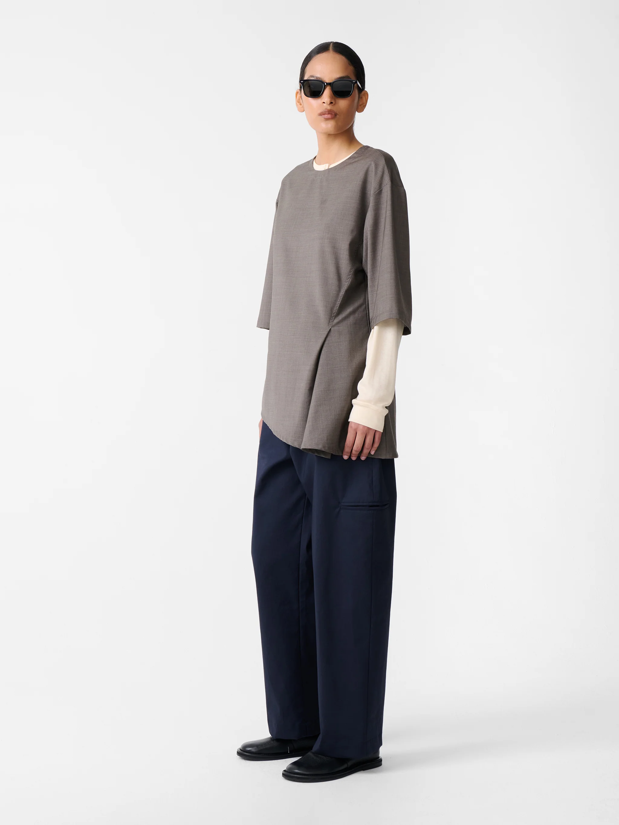 Vichy Top in Melange - Image 2