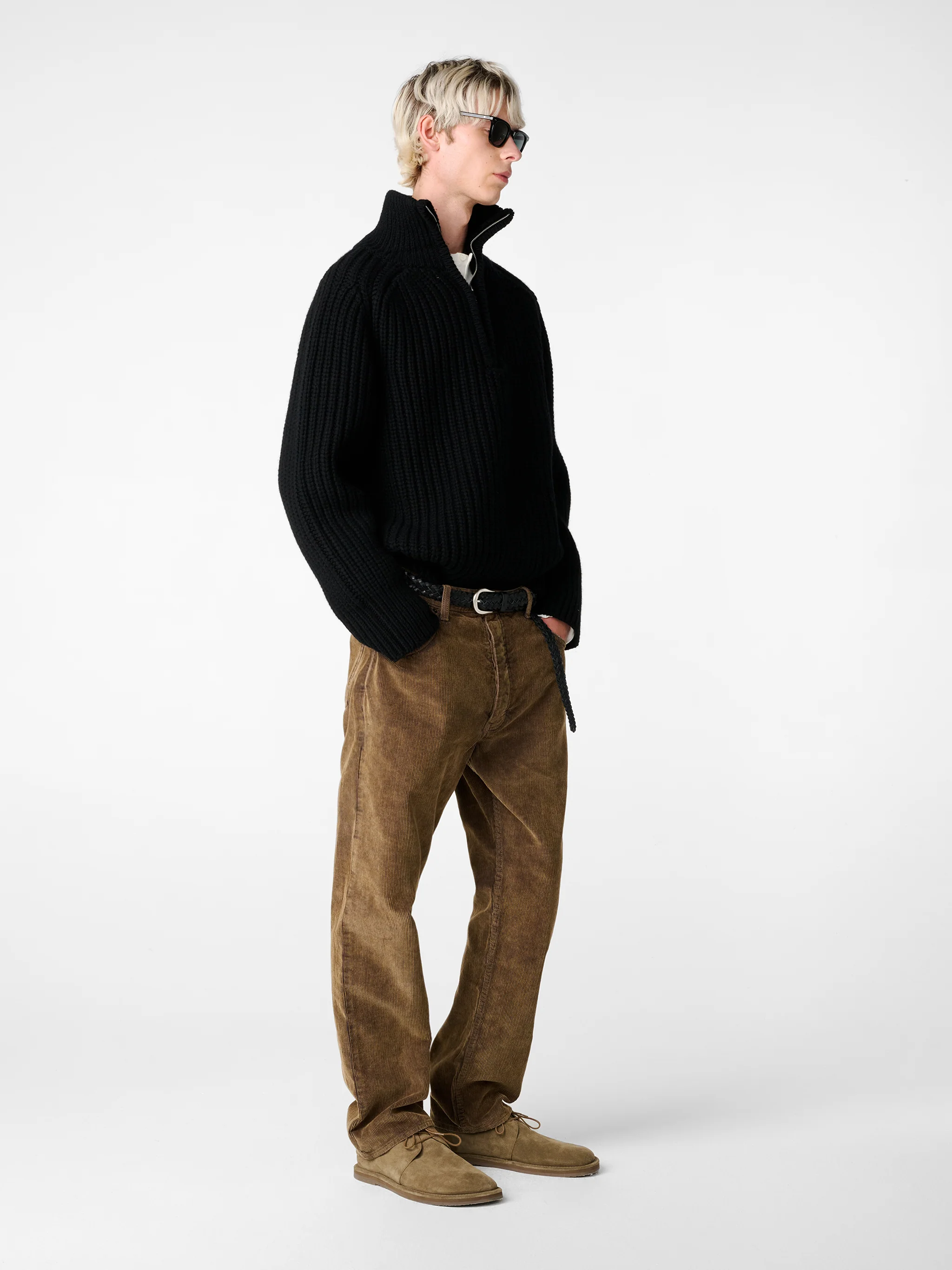 Woodstock Corduroy Pant in Soft Brown - Image 2